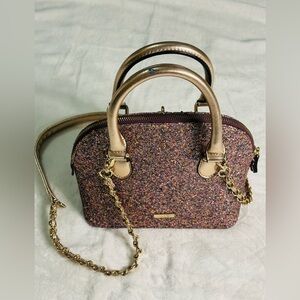 Aldo Multicolor Crossbody Bag with Gold Chain